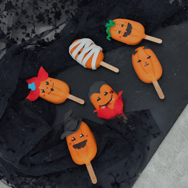 Cutie Pumpkins - Kuchen am Stiel